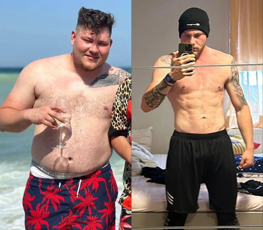 Robert, 40 kg date jos în 8 luni
